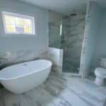 This image features a white claw tub.
