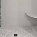 herringbone and chevron shower tile patterns modern bathroom