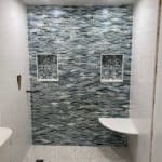 built in shower niches