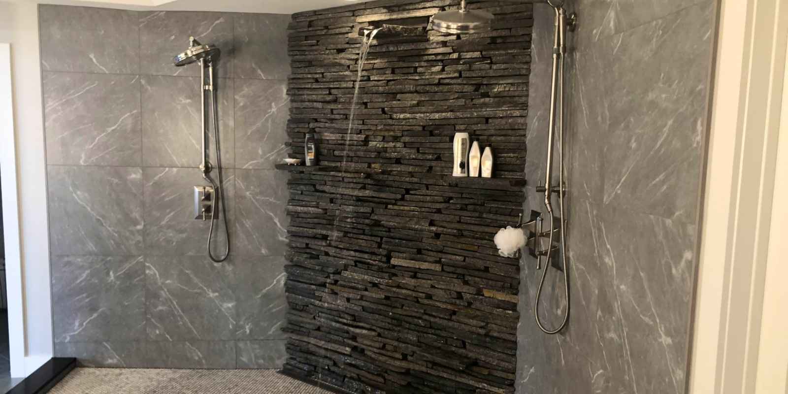 2025 shower remodel trends Maryland modern bathroom