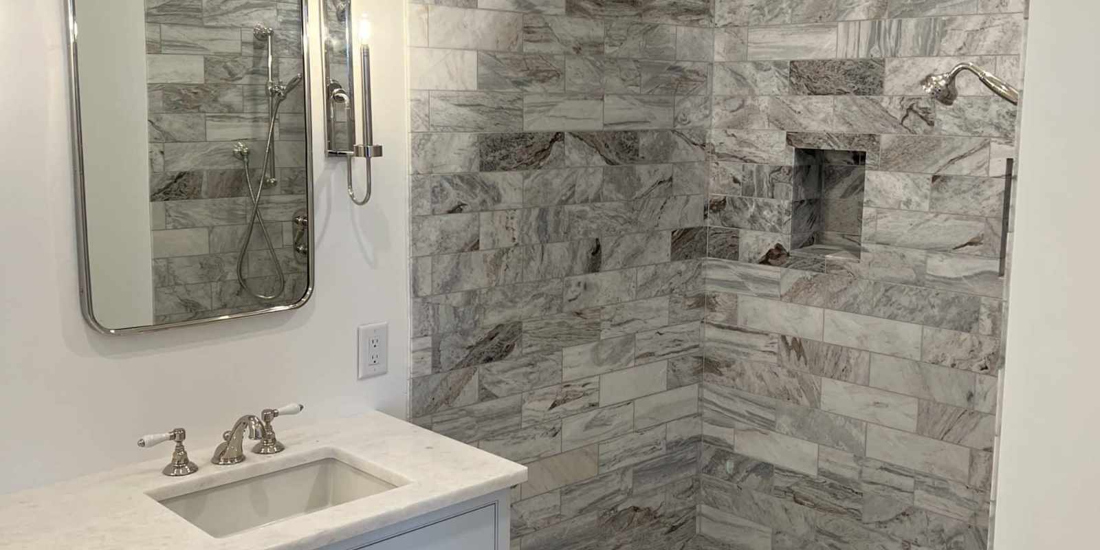 waterproof tile flooring for bathroom shower area