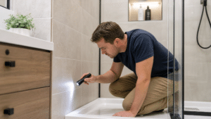 tile inspection of a homeowner