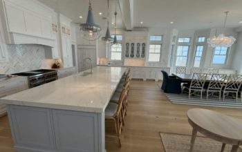 Modern Maryland kitchen showcasing tile selection ideas